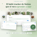 Habit tracker para notion + guia de uso para principiantes.